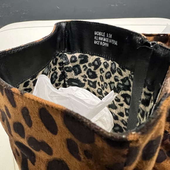 Leopard print boots/Faux leather boots - Picture 3 of 4